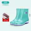 2025 new waterproof high rain boots for women, non-slip and wear-resistant adult water shoes for women