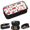 Trousse à crayons Rouge Transport Camion de pompiers Brigade des moteurs pour étudiants Boîte à stylos scolaire Sac à crayons Grande capacité Pochette à crayons