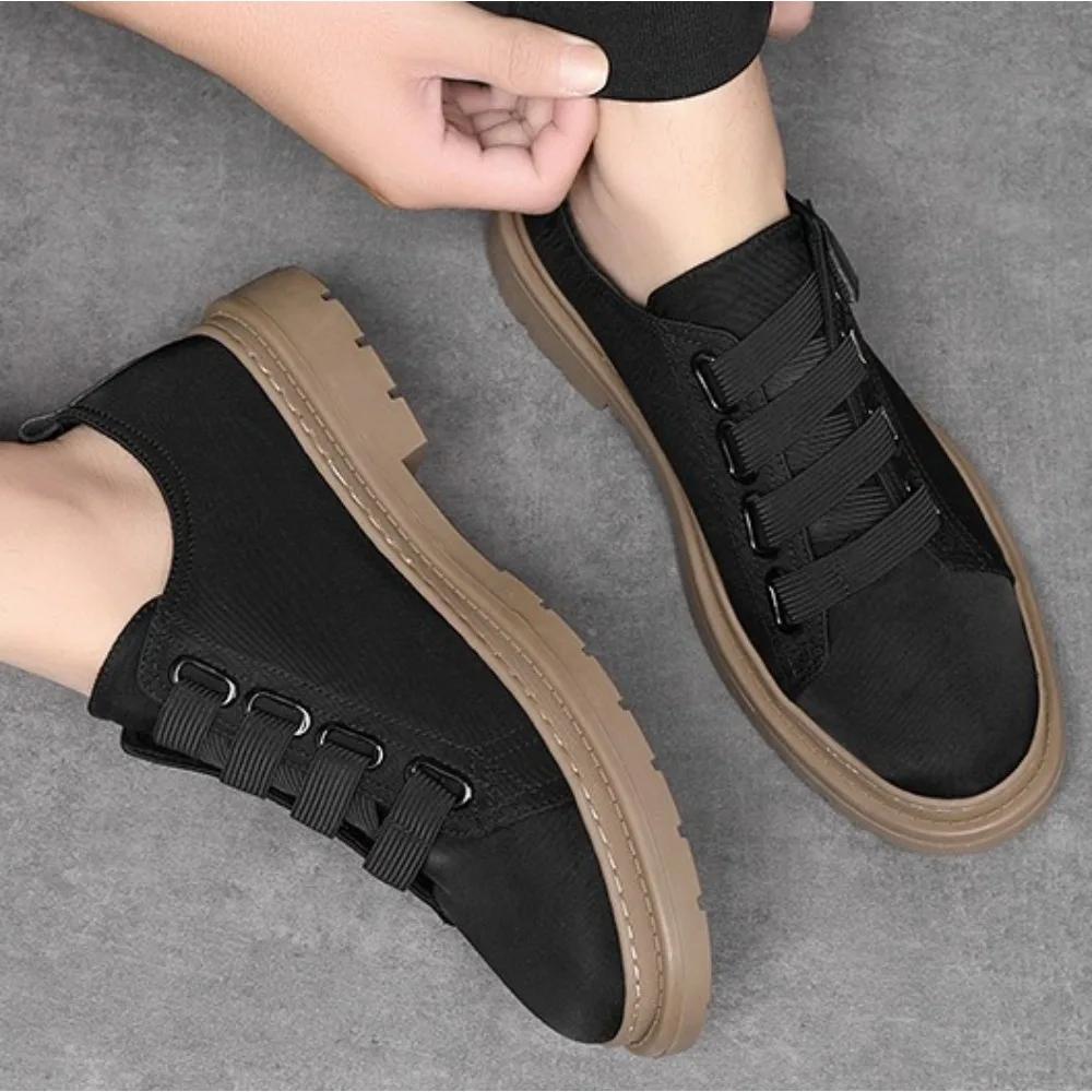 Fashion Casual Men's Canvas Shoes for Spring and Summer 2025 New Old Beijing Fabric Shoe for Men Breathable Sports Men's Shoes Sneakers