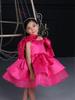 Robe de Princesse Satinée pour Filles – Jupe Plissée Papillon pour l'Été et la Remise des Diplômes