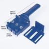 ABS Kunststoff Schnell Holz Dübel Jig Handheld Tasche Loch Jig System 6 8 10mm Bohrer Locher für Zimmerei Dübel Verbindungen