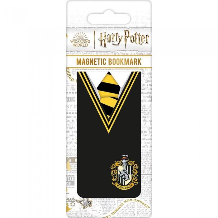 HARRY POTTER Marcador magnético uniforme da Lufa-Lufa 15.5in x preto/amarelo