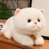 Collection Simulation Cat Plush Toys Fluffy Animal Cartoon Kitty Dolls  Car Decor