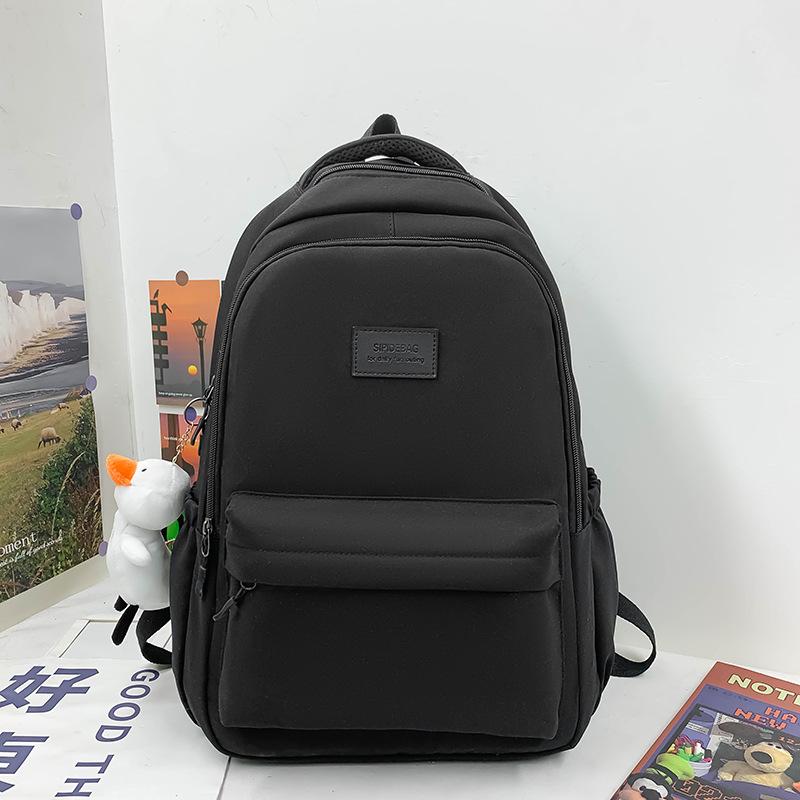Spring New Japanese Style Simple Women Harajuku Style College Style Trendy Solid Color Ins Korean Version Student Backpack