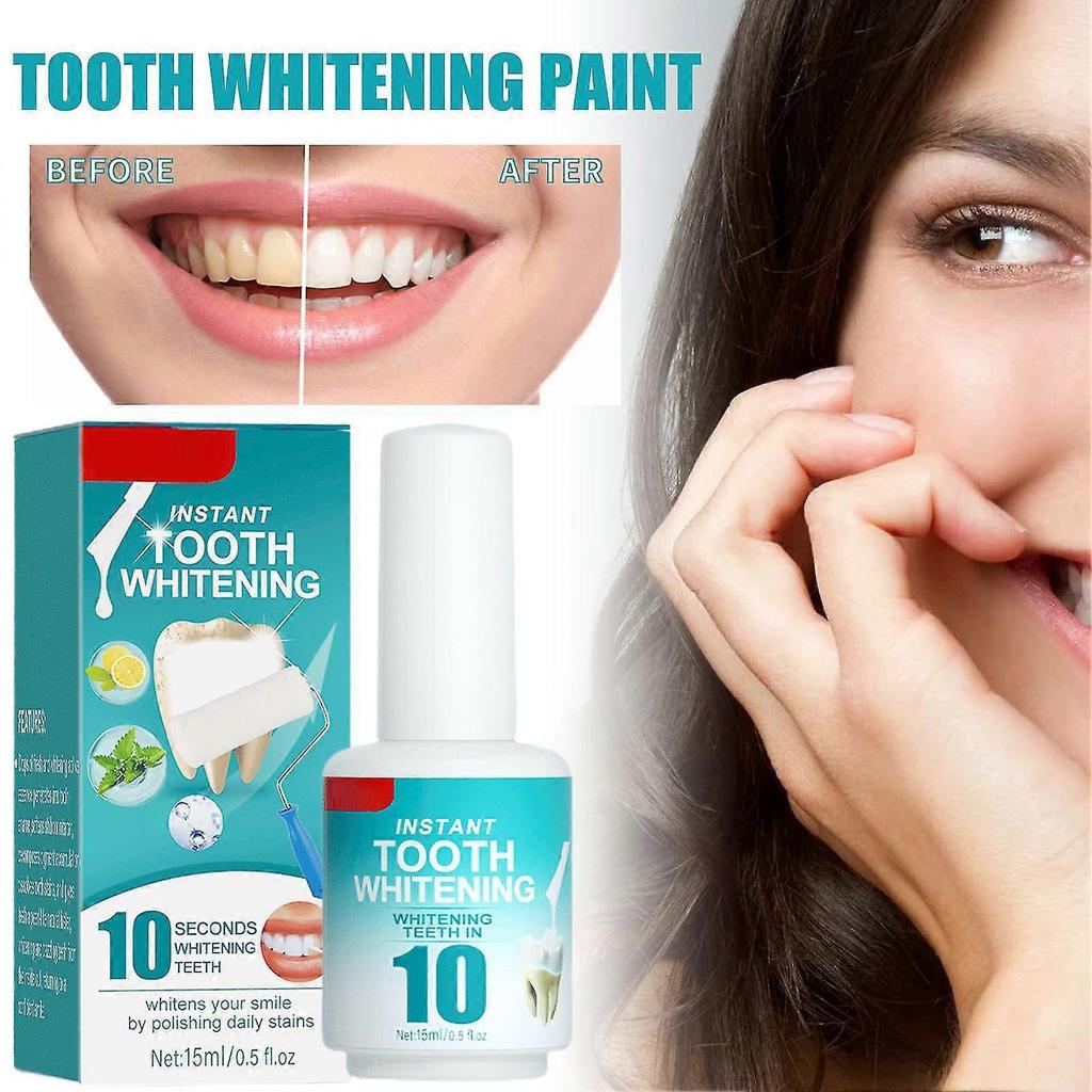 Tooth Paint 15ml Instant Tooth Whitening Paint Tooth Stain Removal Tooth Whitening Booster For All Type Of Teeth