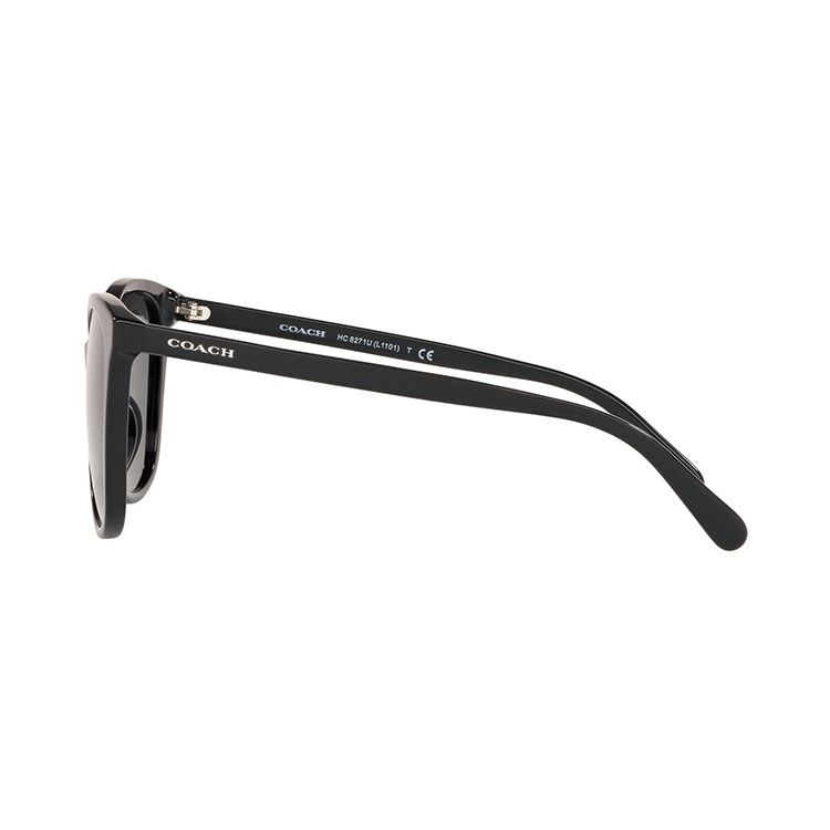 Coach Classic Logo Oval Sunglasses Unisex sunglasses Black 0HC8271U50028757