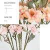 6pcs Camellia Artificial Flower with Long Stems Silk Blossom Fake Flowers Branches for Home Decor and Wedding Arrangements
