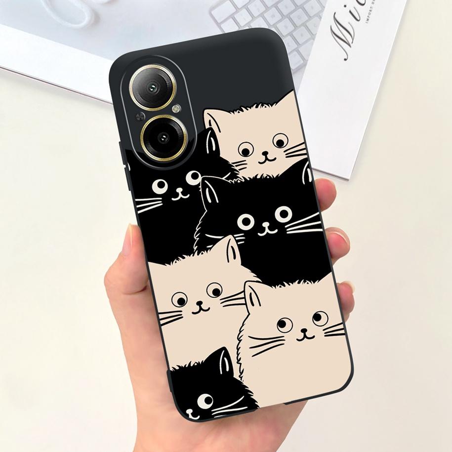 Case For Oppo Realme C67 4G Phone Cases Fashion Astronaut Soft Silicone Shockproof Back Cover Matte Shell For RealmeC67 4G Funda