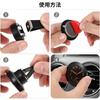Car Dashboard Clock Night Light Car Alloy Mini Luminous Automotive Vent Clip Type Watch