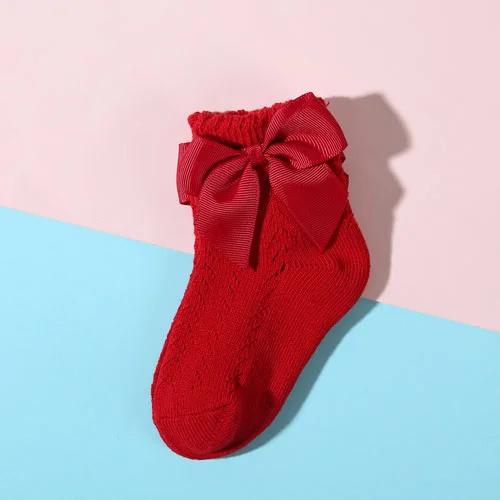 Lawadka Children's Girls Socks Summer Mesh Thin Kids Socks for Girls Bow Princess White Black Baby Sock Fashion Style 0-5Years