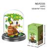 Yu Gao Insect & Hibiscus Rose Building Block Flowers - Compatible with Lego, Assembled Ornament Toys