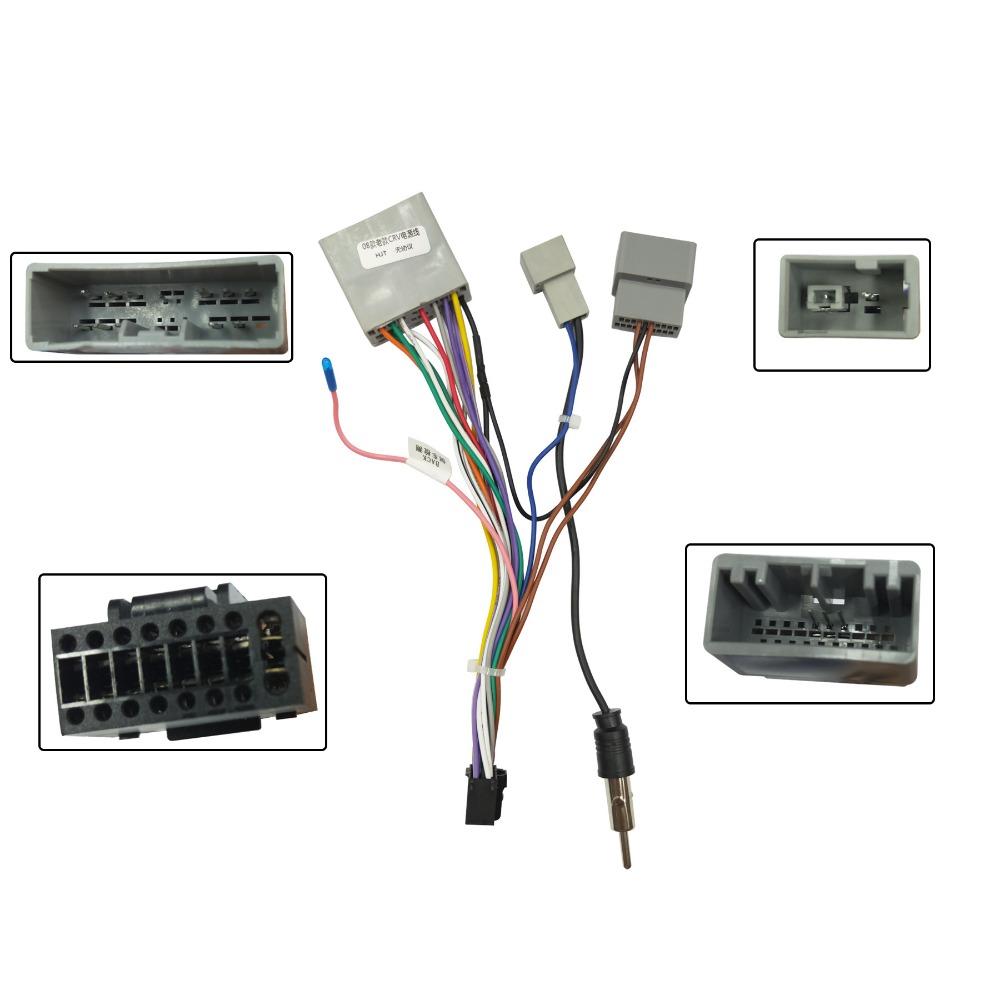 Car Radio Stereo Wiring Harness Connector Adapter 16 Pin for Honda CRV for BRV for HRV Power Cable Terminal Connector