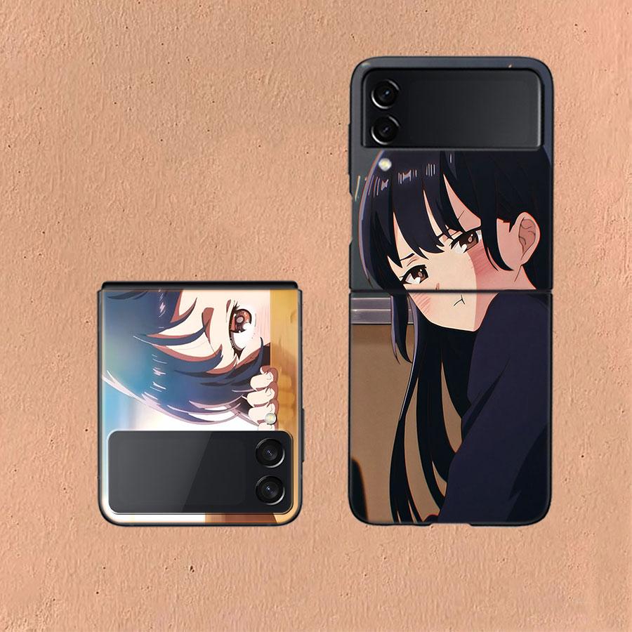 Yamada Anna Coque For Samsung Z Flip7 6 Galaxy Case Shockproof Z Flip5 Z Flip3 4 5G Hard Cover Phone TPU PC Hard Funda