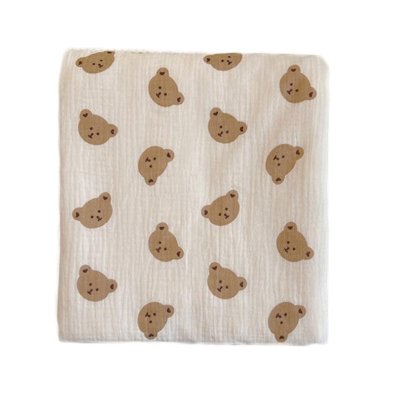 Baby Blanket for Soothing Relaxing Cotton Baby Comforter Calming Dotted Design Blanket for Newborns Cotton Swaddles Wrap