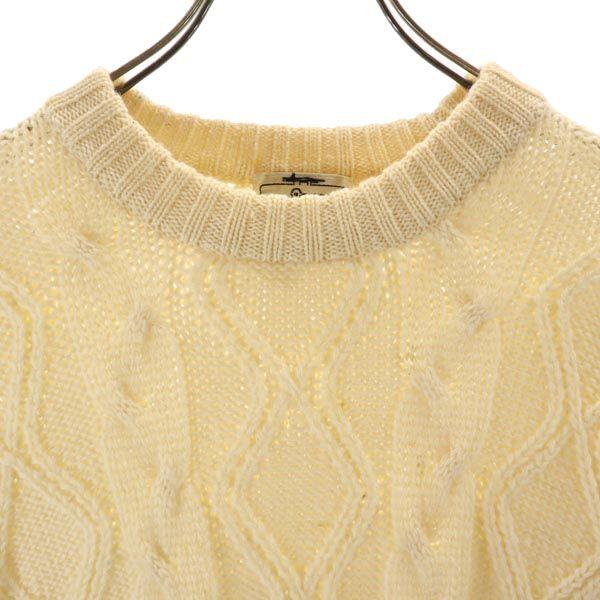 WOOLRICH 70s White Tag Vintage Long sleeve knit Generation sweater Women Used