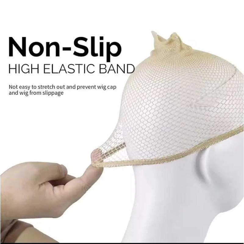 Stretchable Elastic Nylon Mesh Hair Net Weaving Wig Caps for Women Wig Making Tools