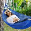 Outdoor Portable Camping Swing Ice Silk Hammock Sturdy Thickened Nylon Mesh Hammock Breathable Garden Hanging Swing