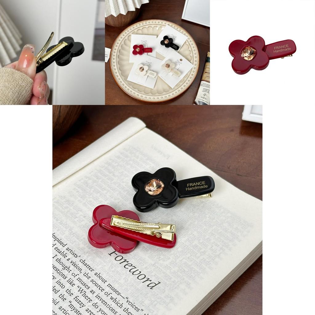 Luxury Acetate Mini Hair Clips With Crystal Embellishments For A Fashionable Look In Fall 2024