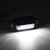 2PCS 6 LED Car License Number Plate Light For SUV Truck Trailer Van Tag Step Lamp White Bulbs Car Products License Plate Lights License Plate Lights