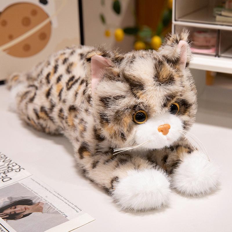 Cute Simulated Pose Cat Doll Plush Toy Doll Children Sleep Comfort Pillow Doll Men and Women Gifts
