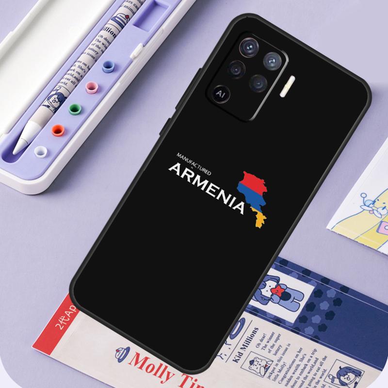 Armenian Flag For Oppo A17 A18 A94 A74 A54 A15 A38 A58 A78 A98 A40 A60 A80 A16 A76 A96 A57 A77 A5 Pro Case
