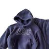 Unisex Kids' Korean Style Hoodie & Pants Set - Winter Plus Velvet, Thickened Ollie Velvet, Handsome Letter Print Two-Piece Outfit