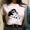 Mafalda Tshirt Women Japanese T Shirt Female Comic Clothing Y2k Top Women Clothing Kawaii Clothes
