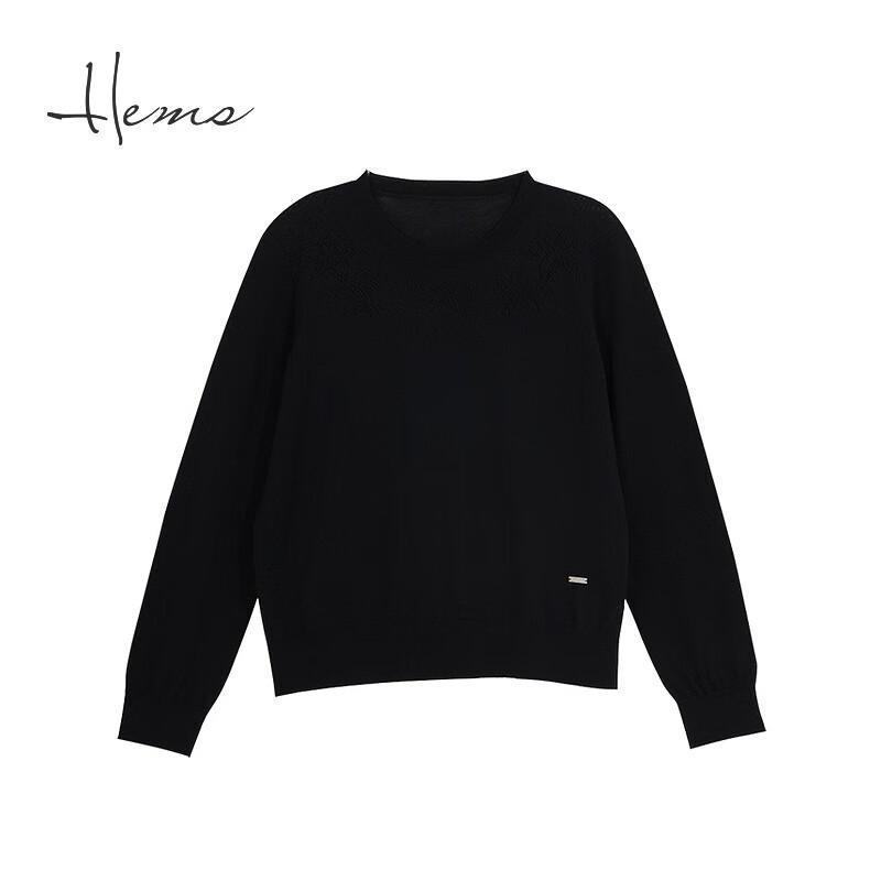 

Haier Mans Женский джемпер из 100% шерсти жаккардовой вязки с круглым вырезом 3XL