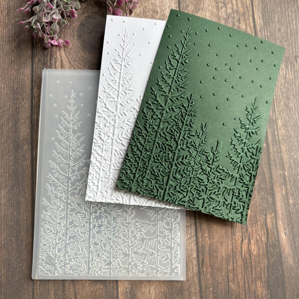 Textured Embossing Folder Butterfly Flower Tree Embossing Stencils Textured Scrapbooking Templates for Card Making