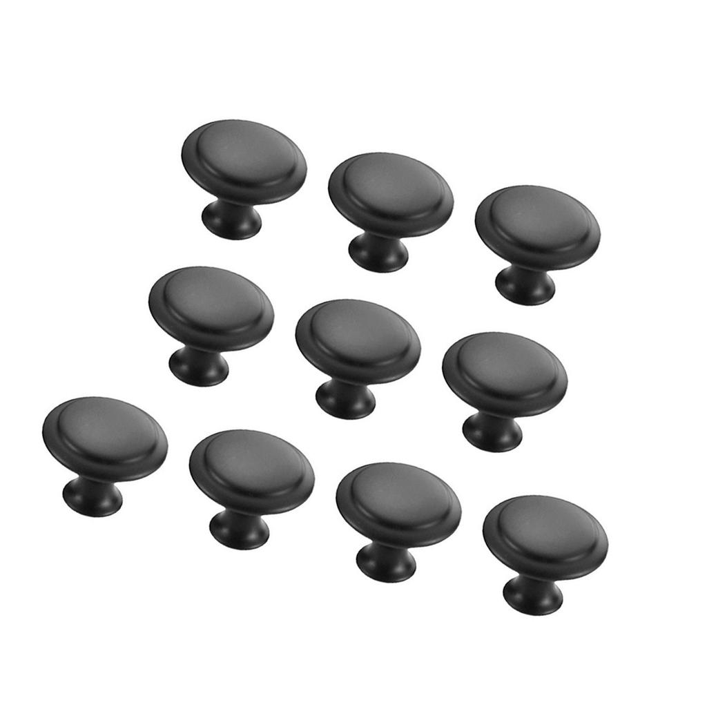 10Pcs Stainless Steel Dressers Knob Kitchen Cabinet Door Handle Wardrobe Pulls Round Drawer Knob Furniture Hardware