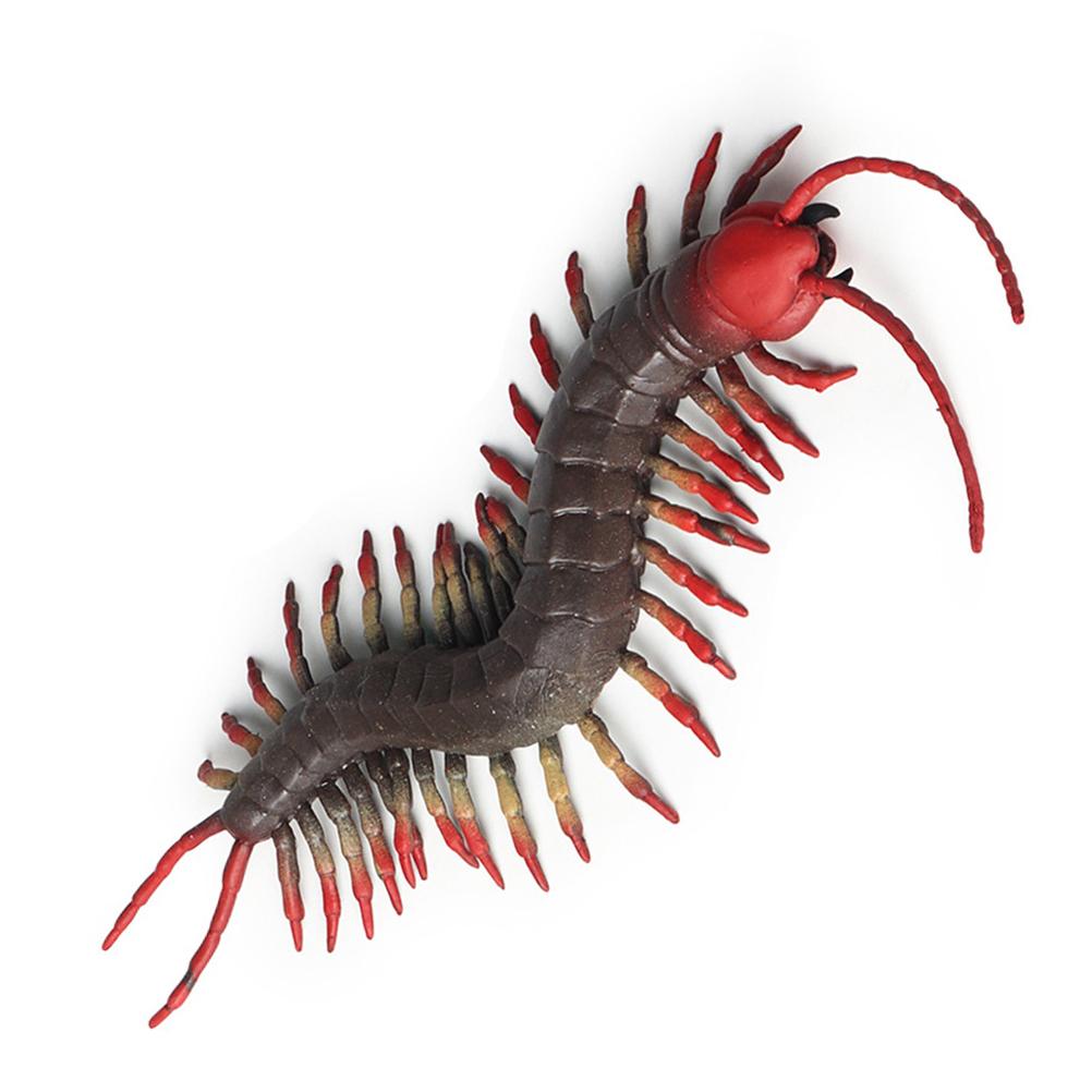 Realistic Animal Model Figurines Simulation TPR Rubber Centipede Figure Stress Relief Toy