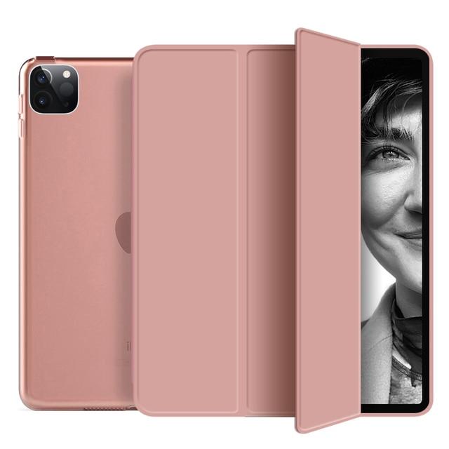 Funda für IPad Pro 11 Hülle PU Leder Trifold Ständer PC Harter Boden Weiche Kanten Smart Cover für IPad 10.2 Hülle 10.5 für 9.7