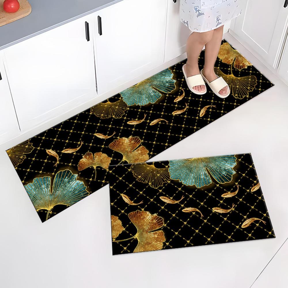 Tappeto da cucina semplice in stile nordico alla moda, tappeto da casa, decorazione moderna per la casa