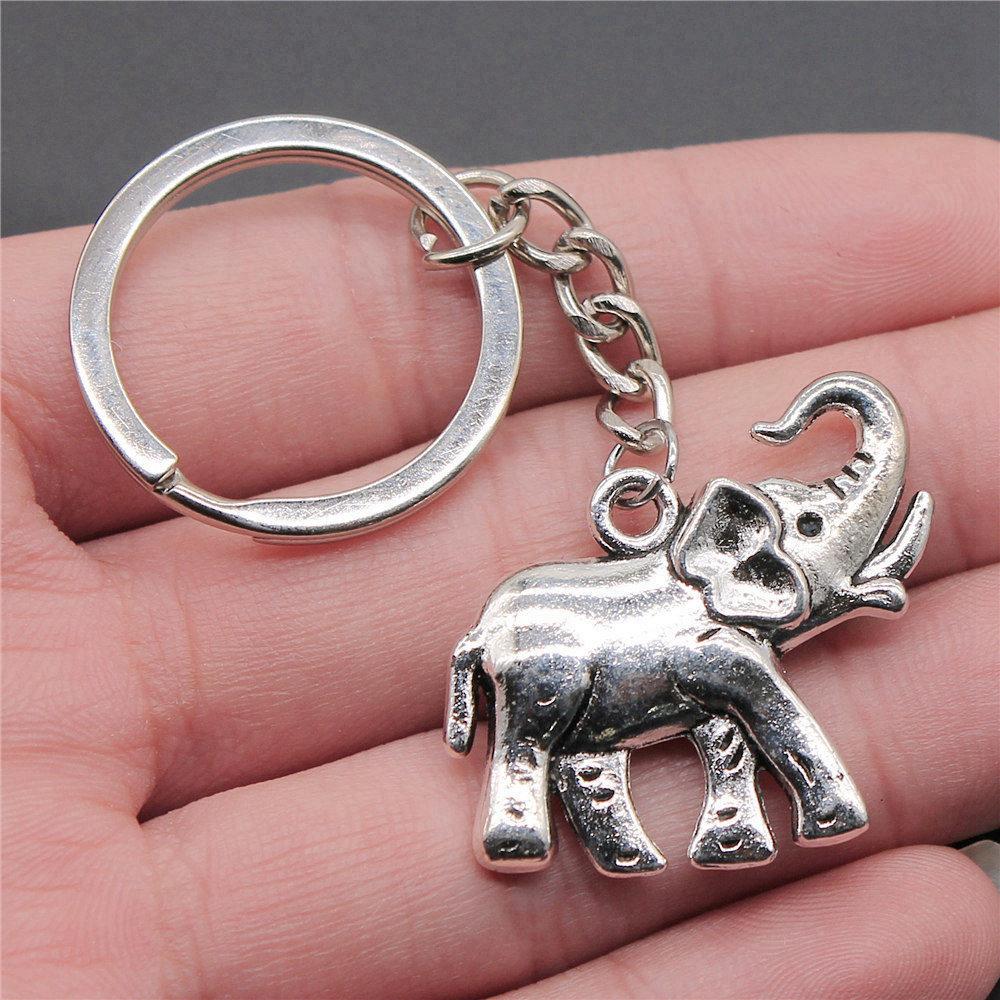 Big Elephant Animal Keychain for Women Best Seller Sweet Christmas Gift Streetwear Car Key Ring