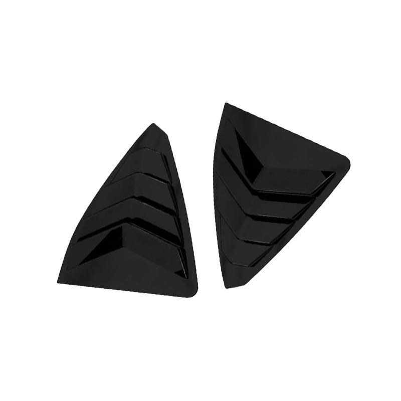 

Gloss Black and Carbon Fiber Abs Rear Side Triangular Window Cover For Lexus ES 350 300h Accessorie External Decorate Gloss Black