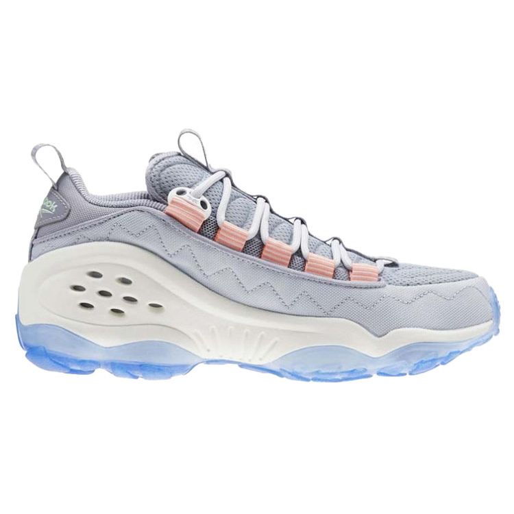 Reebok Dmx Run 10 Fashion Sports Low Top Running Shoes Women Sneaker Gray Blue CN5386