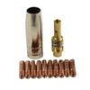 15AK Schweißzubehör MIG/MAG Schweißen Kontaktdüsen 0.8x25mm Top-Verkauf