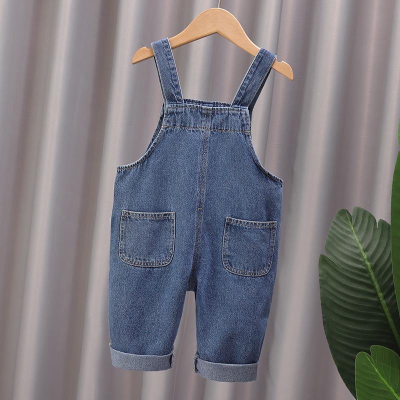 Baby Boys Overalls Spring Autumn Kids Cartoon Long Pants Casual Girls Jumpsuits Children Trousers