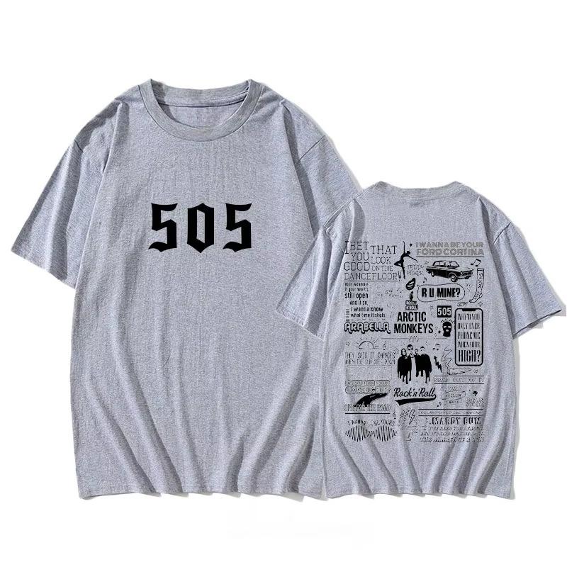 Arctic Monkey 2025 Mens New Tshirt Short Sleeve Cotton High Quality Casual Tshirt Comfortable Unisex Tshirt High quality