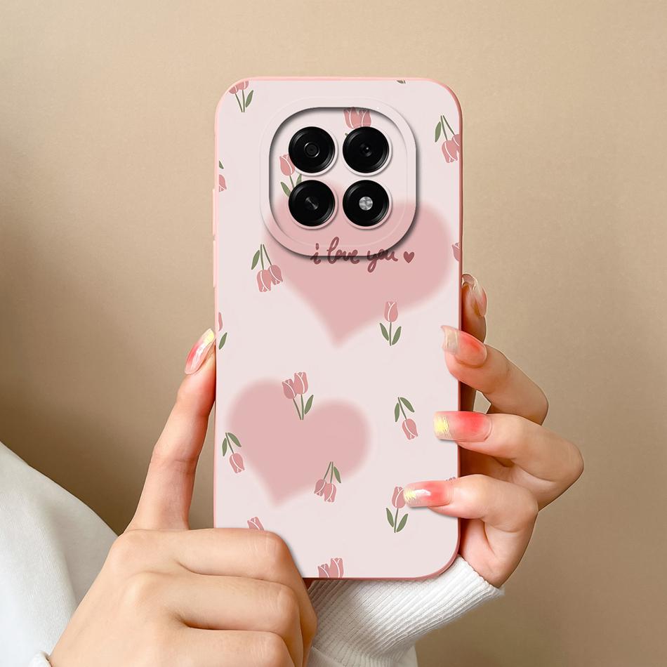 For Oppo A5 Pro 5G Phone Case Cute Cartoon Back Cover For Oppo A 5 2025 Full Protection Soft Liquid Silicone Anti Drop Housing