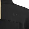 Under Armour Casual Sports Series Half-Zip Fashion Simple Stand Collar Pullover Logo Sweatshirt Men Sweatshirt Black 6006005-001