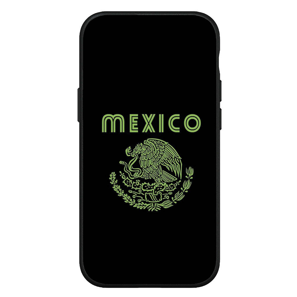 for Samsung Galaxy S24 S23 iPhone 16 15 14 Xiaomi Redmi Note 13 12 11 10 8 Plus 9 Pro Max X XR 14C Phone Case Mexico Flag Mexican OPPO Huawei Cover