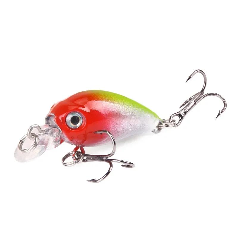 4.5cm 4g 1pcs Mini Minnow Fishing Lure Crank Wobblers Hard Bait Jig TopWater SwimBait Crankbait Carp Bass Pesca Fishing Tackle