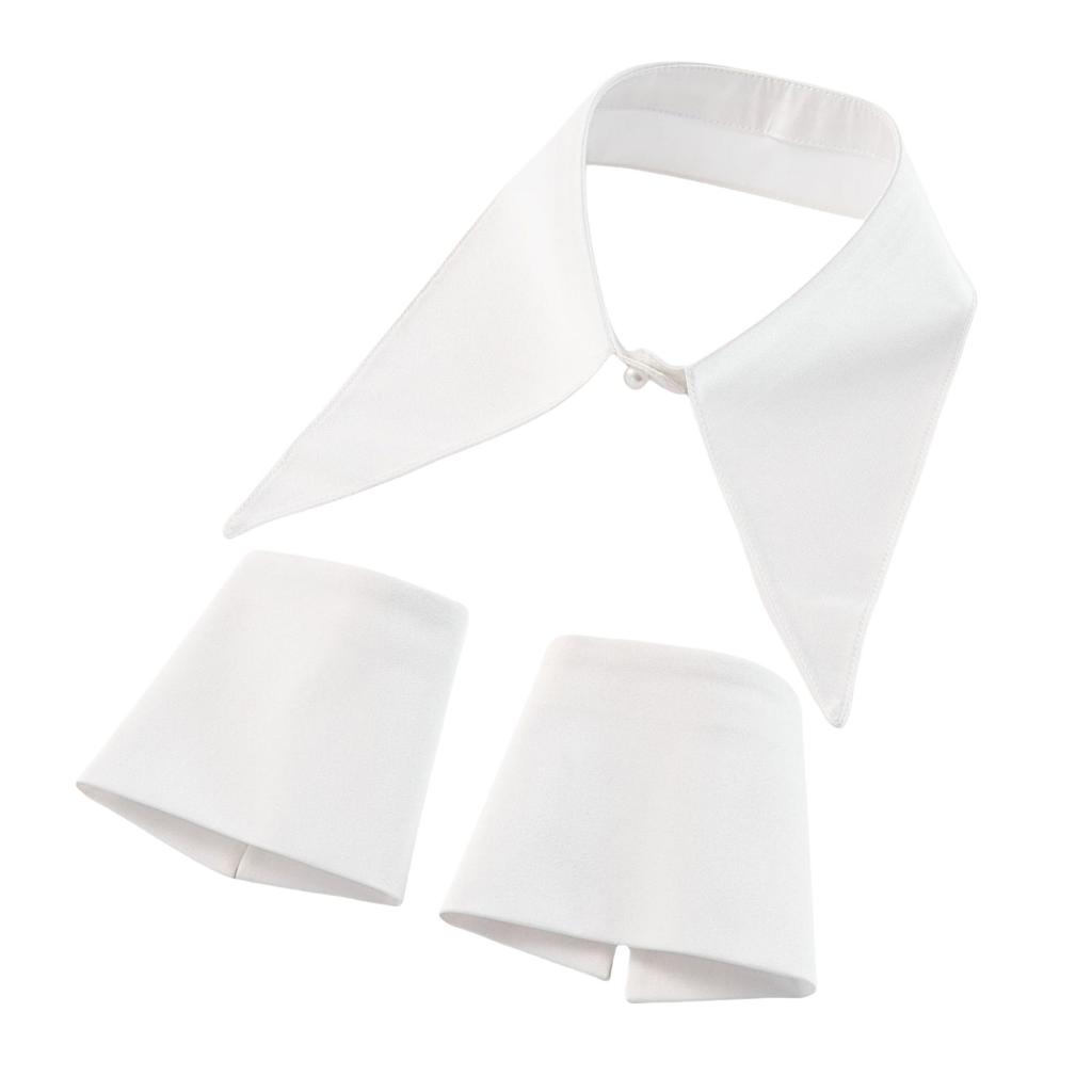 Spisse mansjetter Innsett krage Bluse Spredt jakkeslag Antikk kunst krage Søtt sjal Innsett Dekorativt sjal