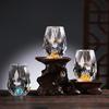 Crystal Baijiu Cups and Decanter Set - Luxury Glassware for Home and Bar Use