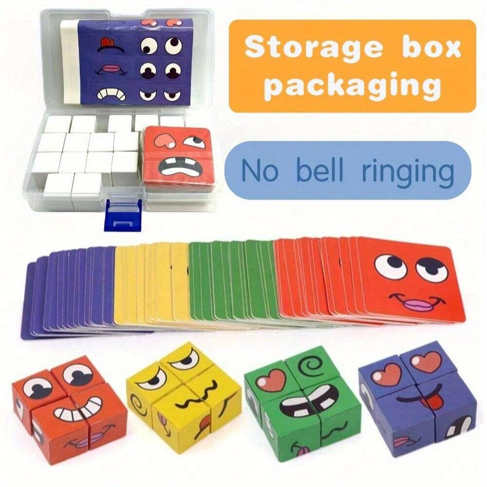 

Interactive Puzzle Toy for Kids Ages 3+ ,Educational Learning Toy for Logical Thinking , Perfect Christmas & Halloween Gift