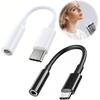 USB C To Audio Adapter,ype C To 3.5mm Female Headphone Jack Hi-Res DAC Cable Digital Audio Adaptor Dongle Earphone Cable Conver 6