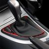 Für BMW 1er E81 E82 E87 E88 2008-2013 Schalthebelverkleidung Kohlefaser Aufkleber Getriebe Innenraum Auto Mittelkonsole Panel Verkleidung