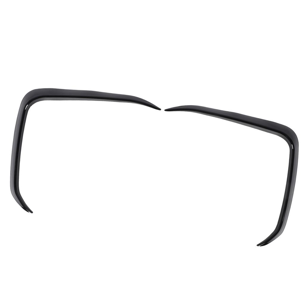 2PCS Front Bumper Spoiler Aerodynamic Left Right Cool Bumper Splitter Trim for X6 G06 Sport 2019 to 2023 Glossy Black