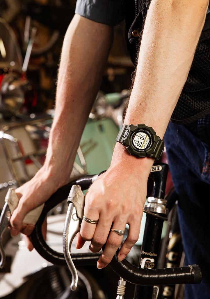 Casio Long Life Biomass Khaki G-Shock Watch, Plastic, GD-010-3JF, Men's,